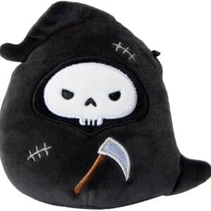 Squishmallow  Otto Grim Reaper Plush - Black and White